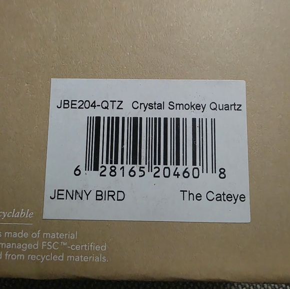 Jenny Bird FIRE! NIB! The Cateye Sunglasses in Crystal Smokey Quartz. R2S!! main image 14